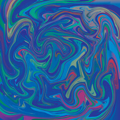 Abstract liquid spiral paint background