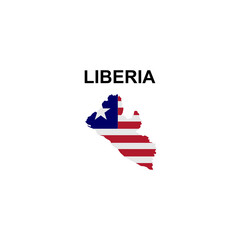 maps of Liberia icon vector  sign symbol