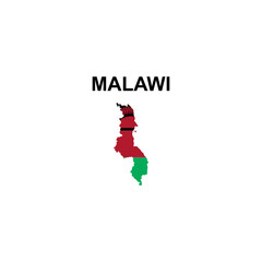 maps of Malawi icon vector  sign symbol