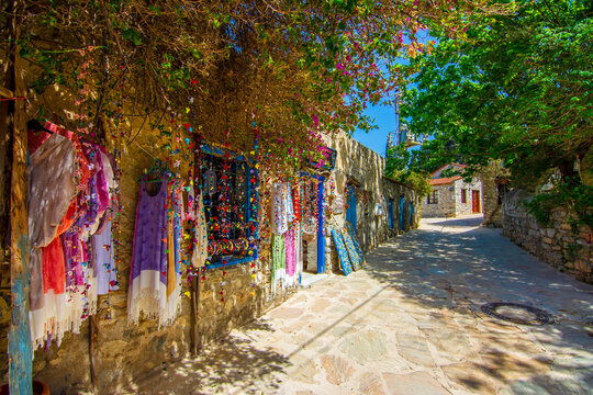 Old Datca street view in Datca.