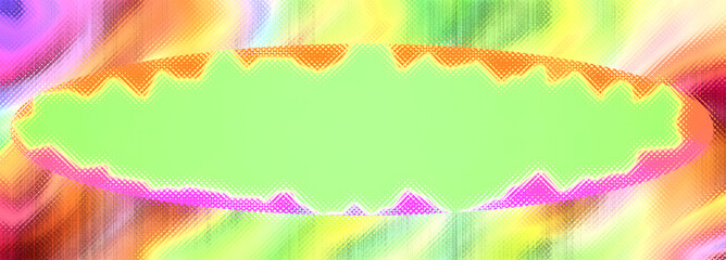 An abstract psychedelic glitch art banner background image.