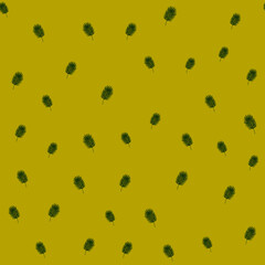 Tropical palm leaves seamless pattern. Jungle background