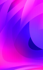 Abstract background with colorful gradient. Vibrant graphic wallpaper with stripes design. Fluid 2D illustration of modern movement.