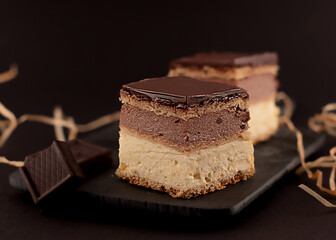 Kuchen aus der ungarischen Küche: Puddingwürfel