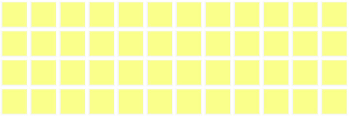 Yellow squares background. Mosaic tiles. Seamless vector illustration.