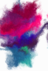 Watercolor painted background. Abstract Illustration wallpaper. Brush stroked painting. 2D Illustration.