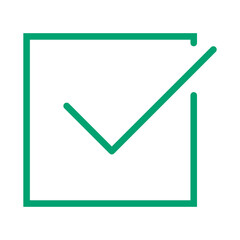 Checked icon illustration design