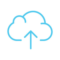Cloud computing icon illustration design