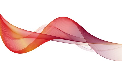 3D Colorful Sound wave line curve on white background. Element for theme technology futuristic

