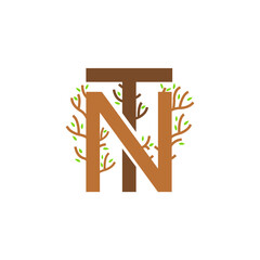 TN, Tree, Wood Logo Concept Design