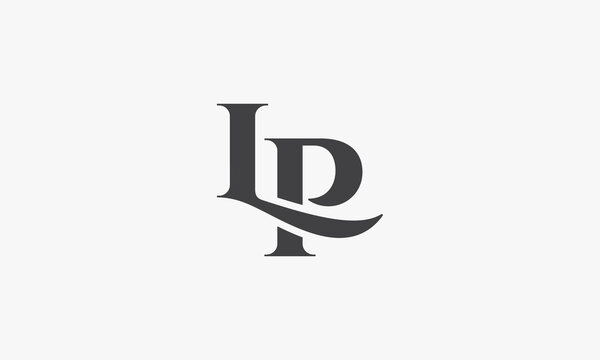 Premium Vector | Initial lp letter linked logo vector template swoosh  letter lp logo design lp logo design vector