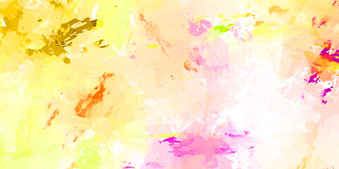 Brushed Painted Abstract Background. Brush stroked painting. Artistic vibrant and colorful wallpaper..