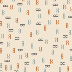 Modern pattern background with ornamental elements and retro colors. Design backgrounds for carpet, rug, wallpaper, fabric.