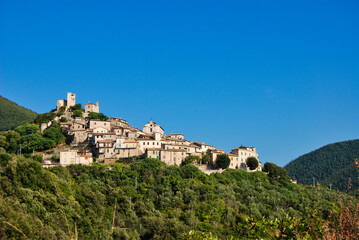 Fototapeta na wymiar Ancient Village Roccantica - Italy