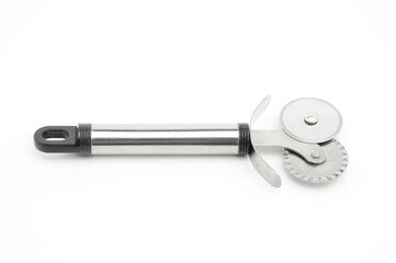 Pasta cutter on white background