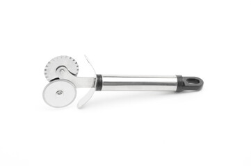 Pasta cutter on white background