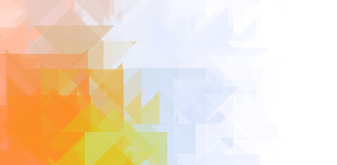 Obraz premium Overlapping design with triangles background. Abstract geometric wallpaper. Geometrical colorful triangular shapes.