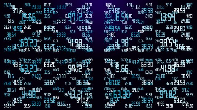 Technology and binary digital grid background