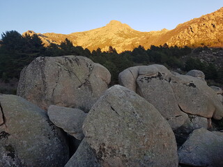 rocks and mountains