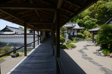 根来寺　本坊の回廊　和歌山県岩出市