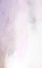 Modern painting of soothing brush strokes resembling alcohol inks. Watercolor abstract painting with pastel colors for poster, wall art, banner, card, book cover or packaging.