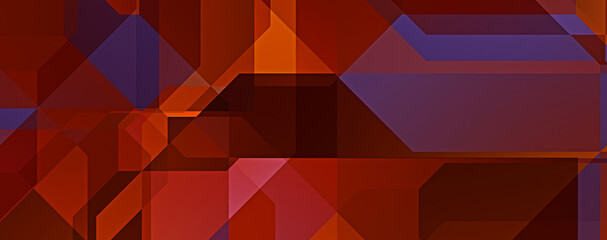 Overlapping design with triangles background. Abstract geometric wallpaper. Geometrical colorful triangular shapes.