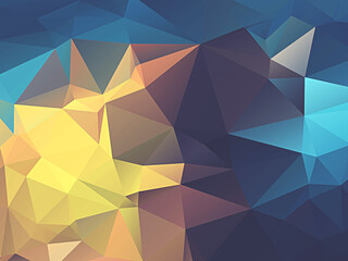 Obraz premium Colourful Polygon background