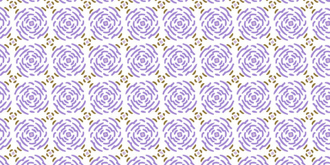 紫色の花のかわいい繰り返しのパターンの背景イラスト
