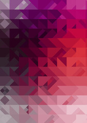 Intersecting shapes design on white background. Abstract minimalistic wallpaper. Colorful geometric template.