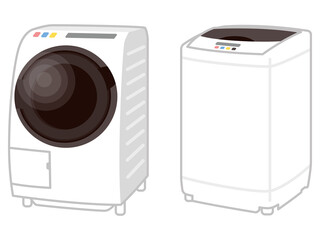 ドラム式洗濯機　縦型洗濯機