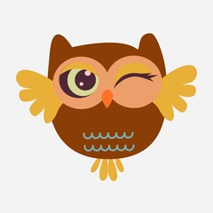 cute owl cartoon
