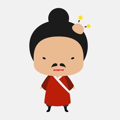 child in a dress