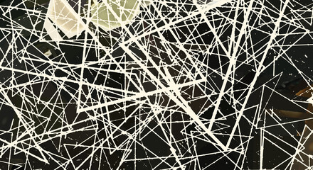 Modern art. Colorful contemporary artwork. Color strokes of paint. Brushstrokes on abstract background. Brush painting.