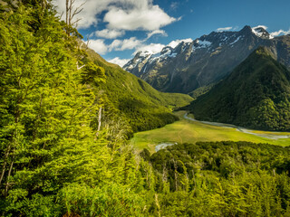 Routeburn Valley on a Fine Day