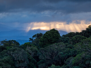 Valley View with Dramatic Light and Weather