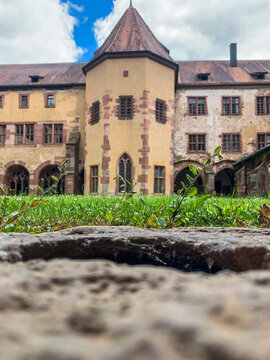 Outside view of a part of the Kloster Bronnbach Wertheim, Germany
