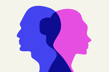 Concept of divorce, quarrel between man and woman