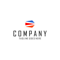 abstract triangle logo in various colors