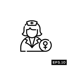 Pregnant line Icon. Baby born Icon Vector Illustration Template For Web and Mobile