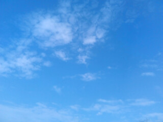 blue sky and clouds