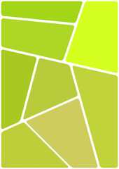 Colorful illustration with blank white space. Abstract geometric pattern. Mosaic background. Geometrical multicolored shapes.