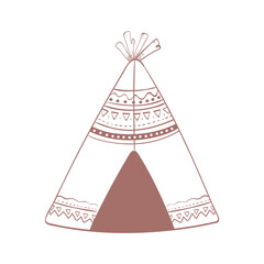 teepee boho tribal