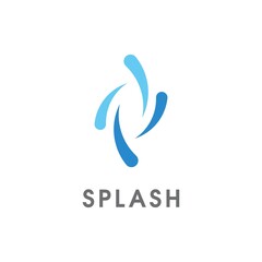 Obraz premium Water splash illustration