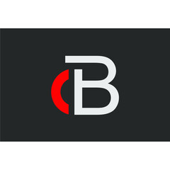logo letter B with a semicircle next to it