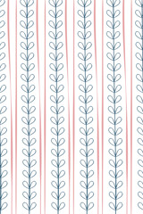 seamless pattern leaves