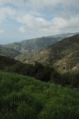 view of the mountains