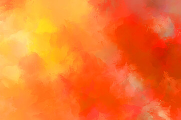 Abstract background of colorful brush strokes. Brushed vibrant wallpaper. Painted artistic creation. Unique and creative illustration.