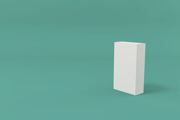 Customizable 3D Rendering Snack packaging mockup design template