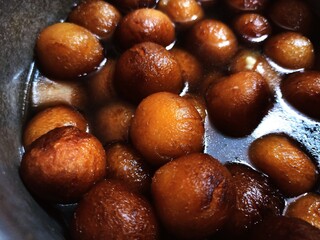 Gulabjamun indian sweet dish