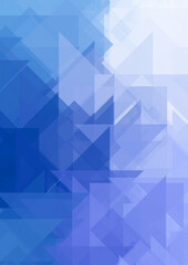 Fototapeta premium Overlapping design with triangles background. Abstract geometric wallpaper. Geometrical colorful triangular shapes.